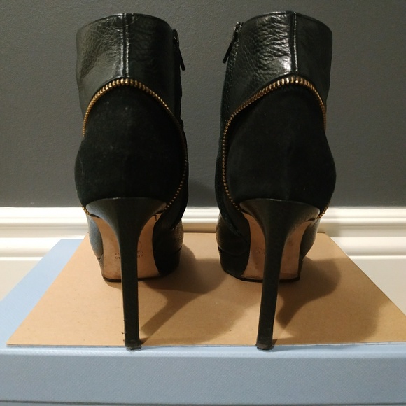 Sexy Biker Black Ankle Boots - Picture 6 of 6